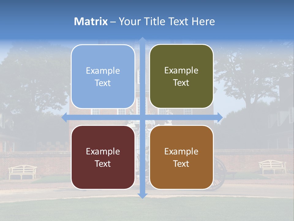 Colonial Virginia Mansion PowerPoint Template