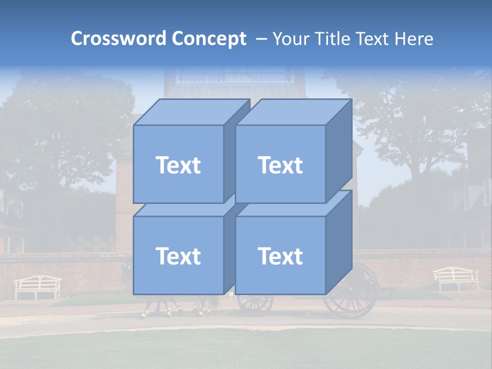 Colonial Virginia Mansion PowerPoint Template
