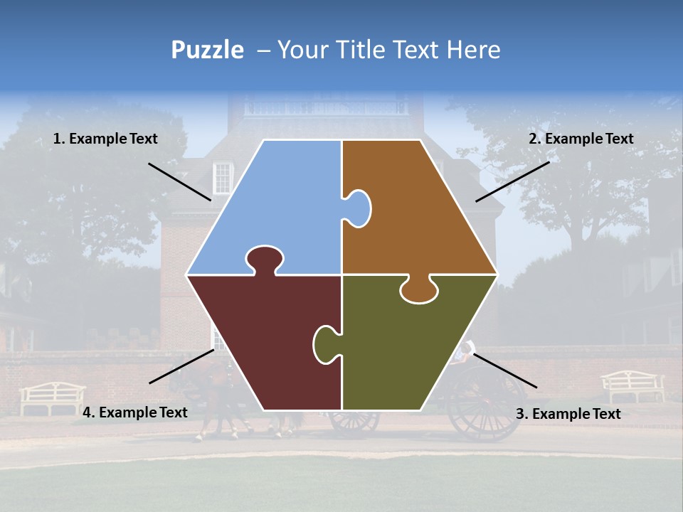 Colonial Virginia Mansion PowerPoint Template