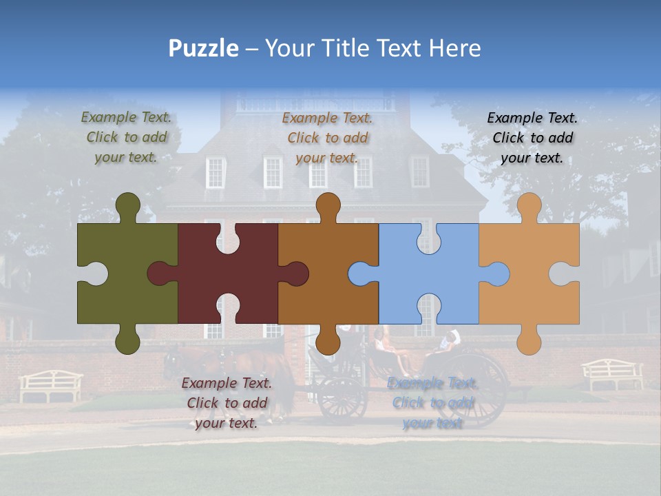 Colonial Virginia Mansion PowerPoint Template