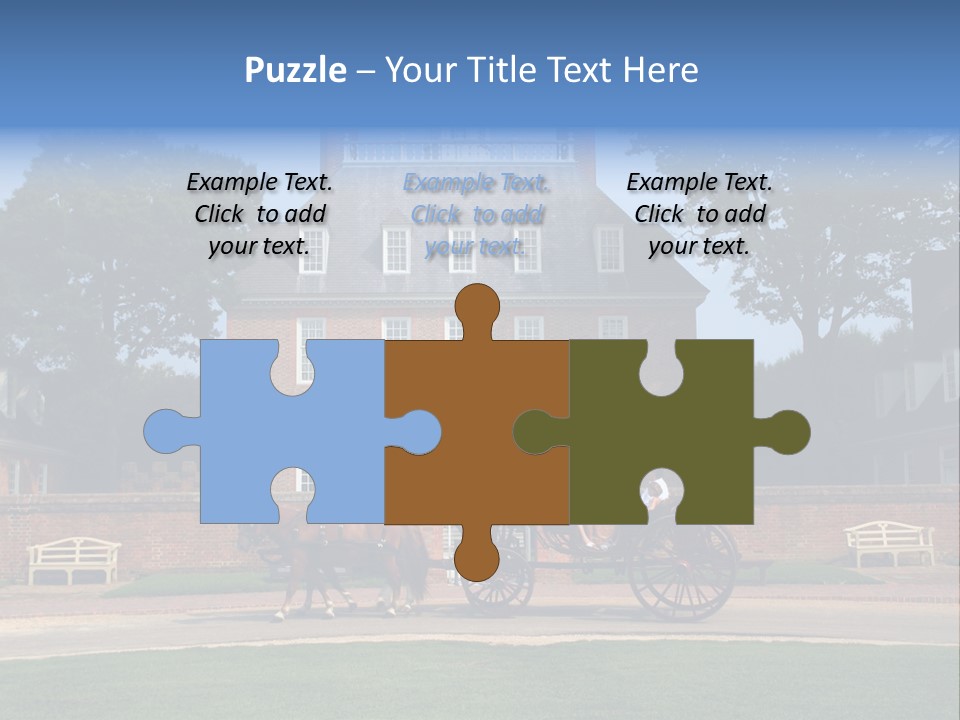 Colonial Virginia Mansion PowerPoint Template