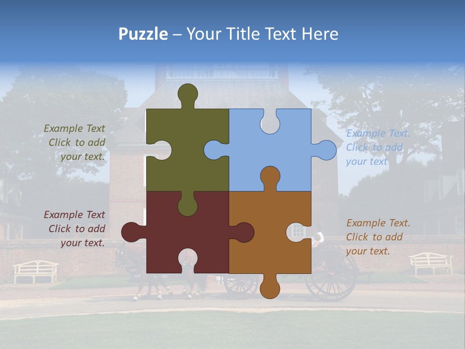 Colonial Virginia Mansion PowerPoint Template