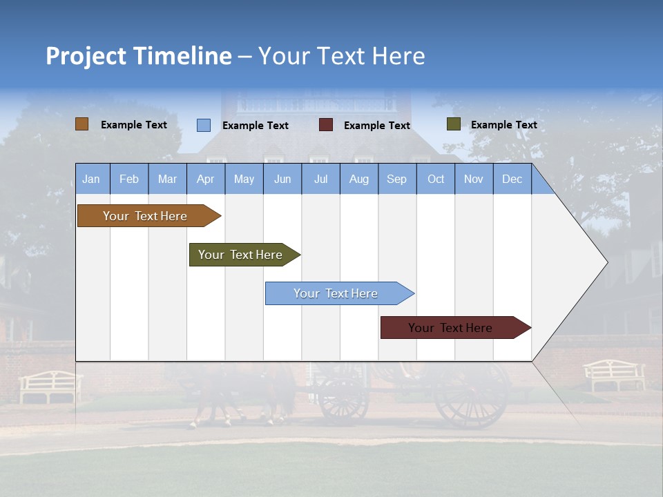 Colonial Virginia Mansion PowerPoint Template