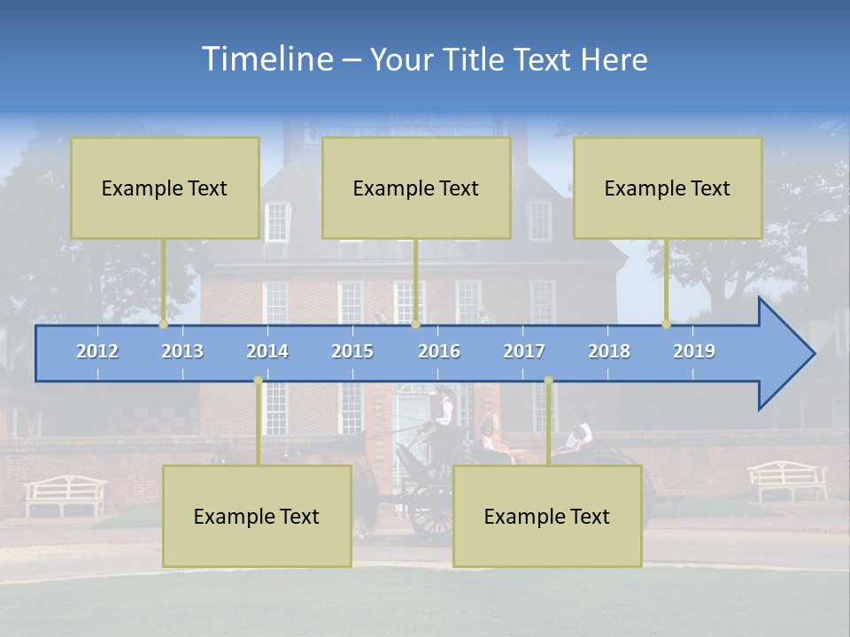 Colonial Virginia Mansion PowerPoint Template