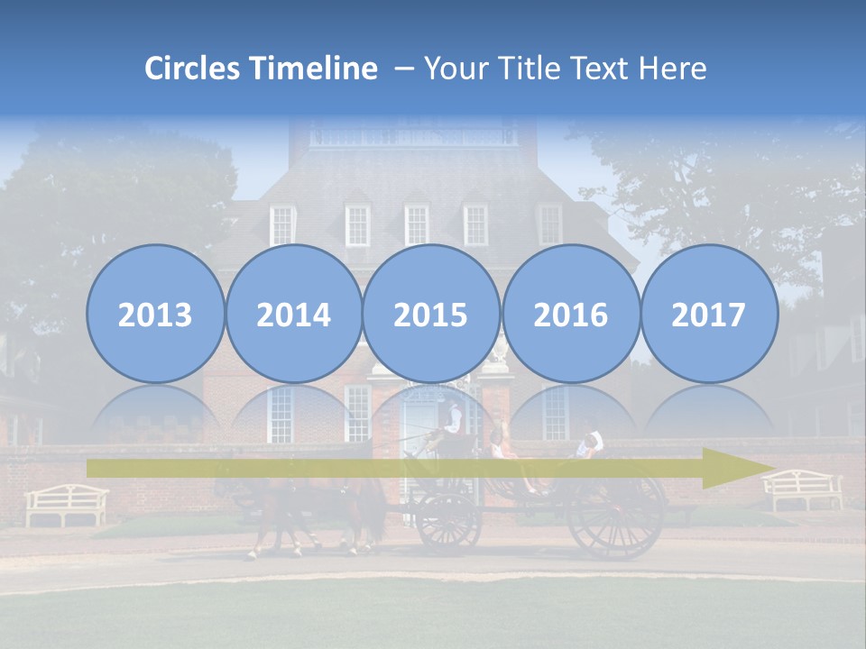 Colonial Virginia Mansion PowerPoint Template