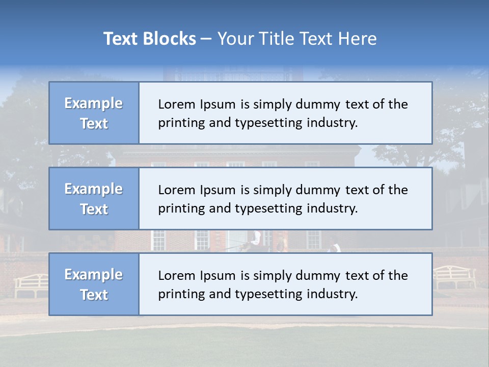 Colonial Virginia Mansion PowerPoint Template