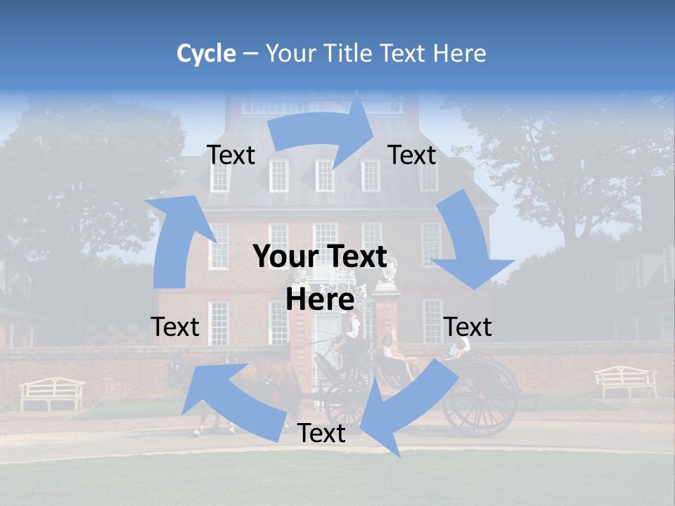 Colonial Virginia Mansion PowerPoint Template
