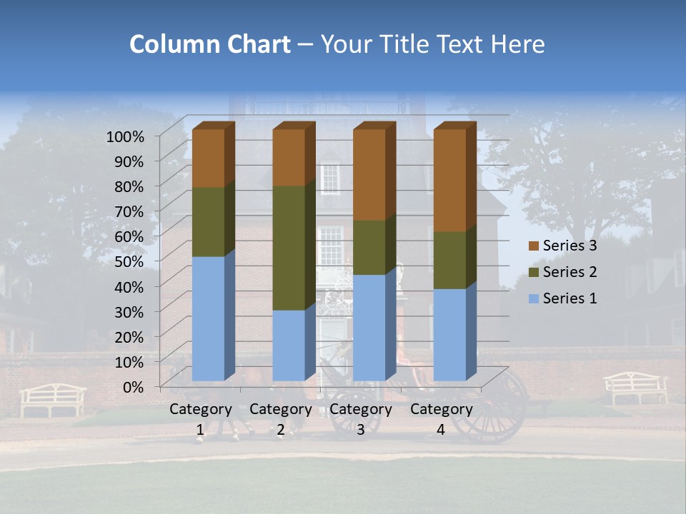 Colonial Virginia Mansion PowerPoint Template