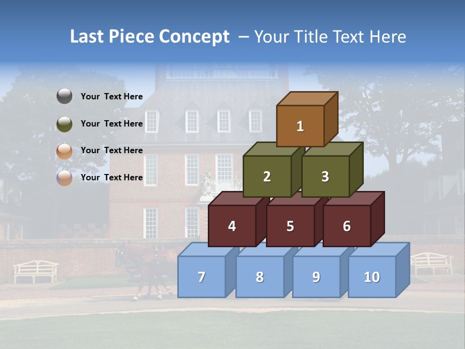 Colonial Virginia Mansion PowerPoint Template
