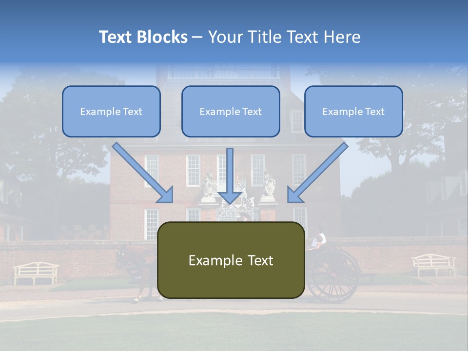 Colonial Virginia Mansion PowerPoint Template