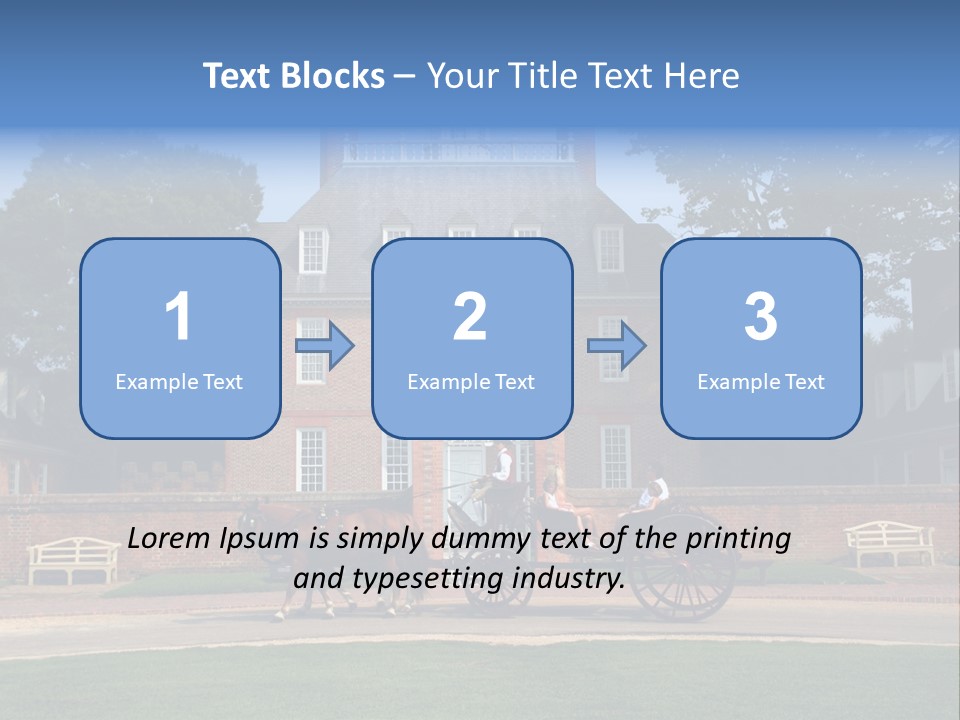 Colonial Virginia Mansion PowerPoint Template