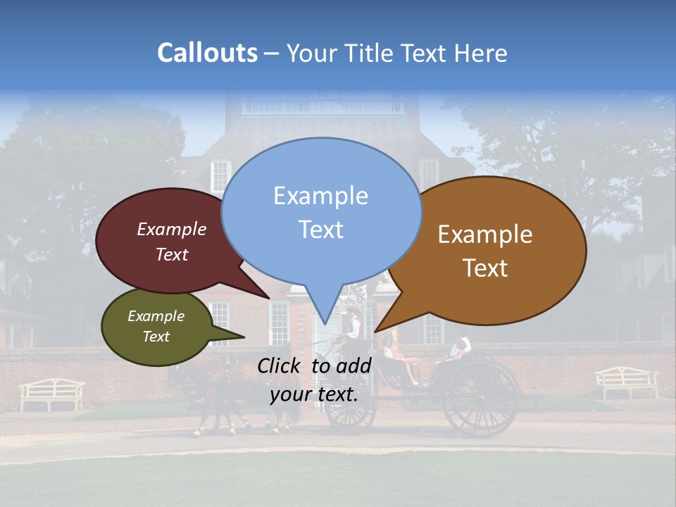 Colonial Virginia Mansion PowerPoint Template