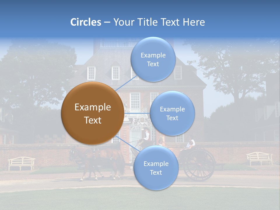Colonial Virginia Mansion PowerPoint Template