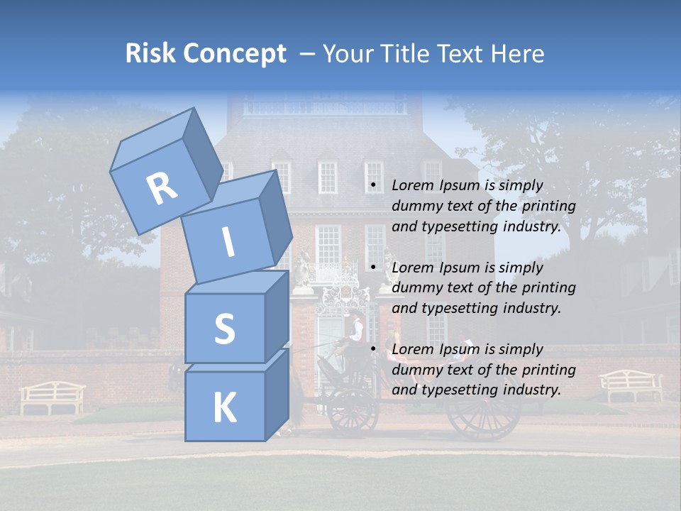 Colonial Virginia Mansion PowerPoint Template