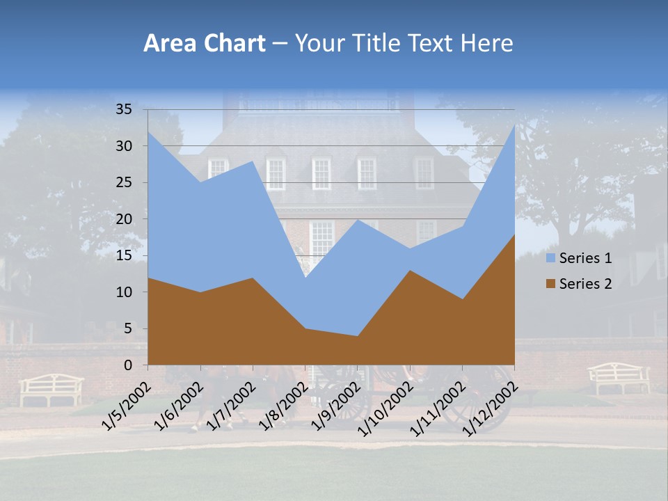 Colonial Virginia Mansion PowerPoint Template