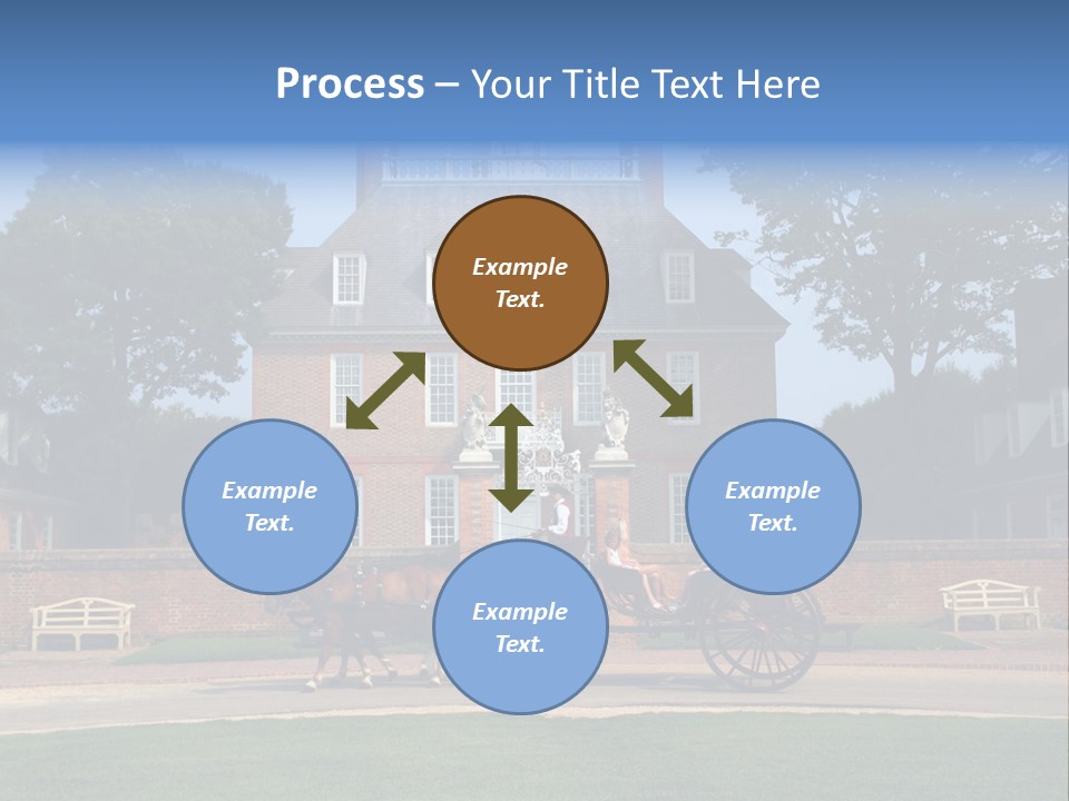 Colonial Virginia Mansion PowerPoint Template