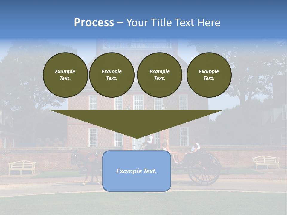 Colonial Virginia Mansion PowerPoint Template