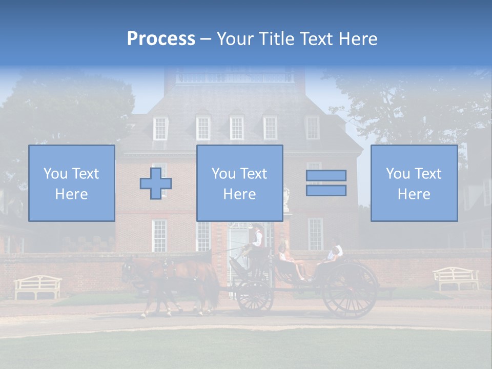 Colonial Virginia Mansion PowerPoint Template