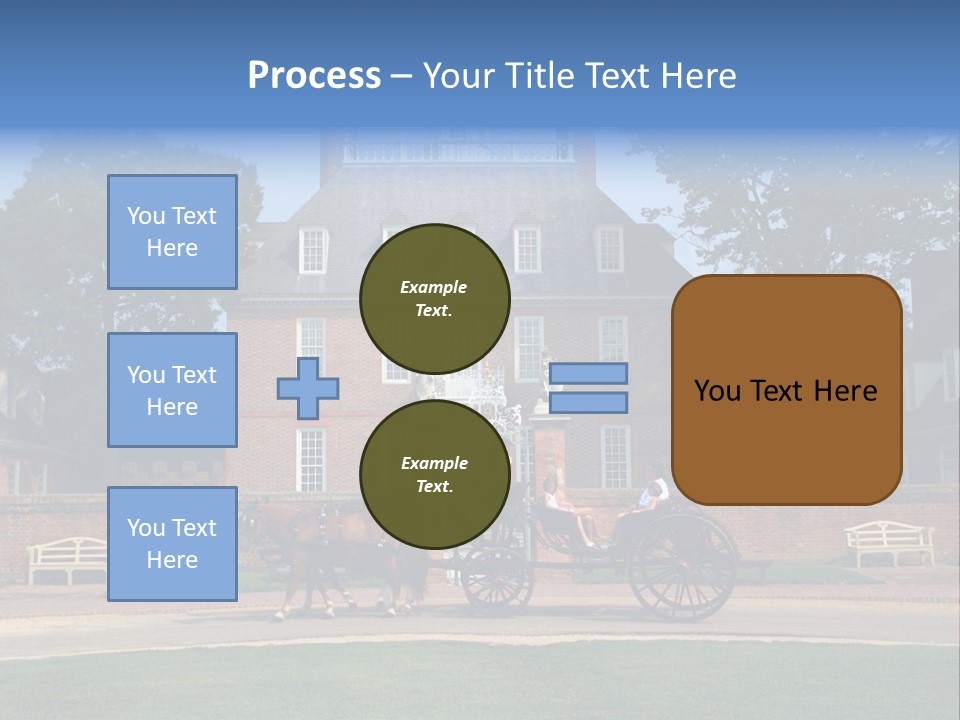 Colonial Virginia Mansion PowerPoint Template
