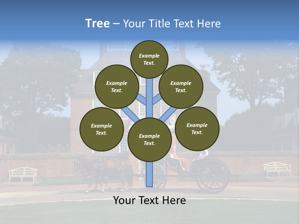 Colonial Virginia Mansion PowerPoint Template