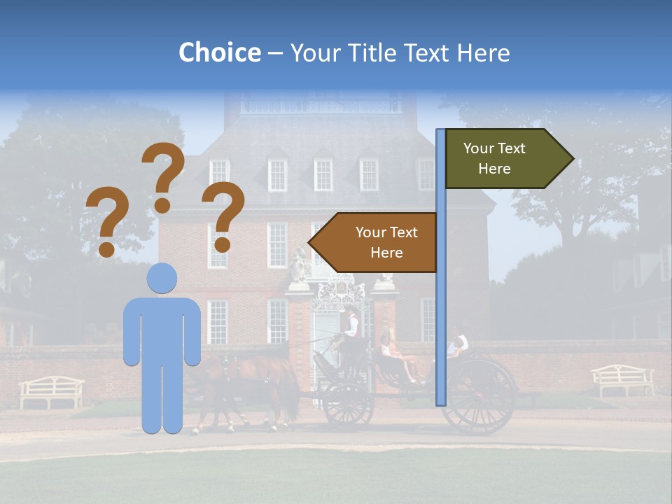Colonial Virginia Mansion PowerPoint Template