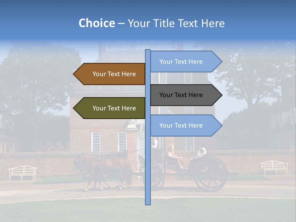 Colonial Virginia Mansion PowerPoint Template