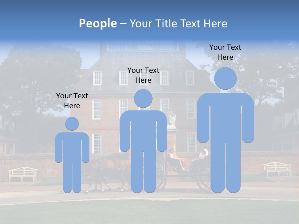 Colonial Virginia Mansion PowerPoint Template