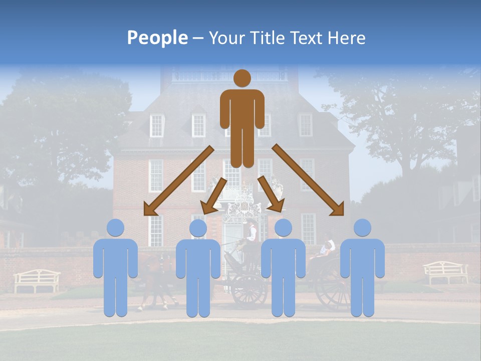 Colonial Virginia Mansion PowerPoint Template