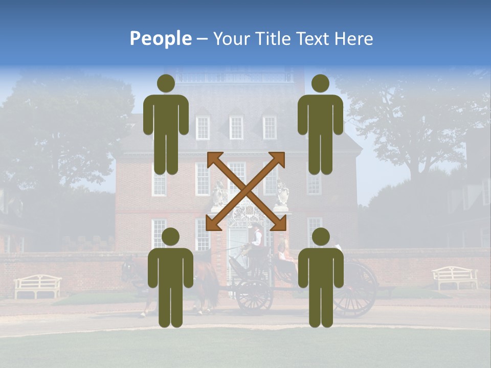 Colonial Virginia Mansion PowerPoint Template