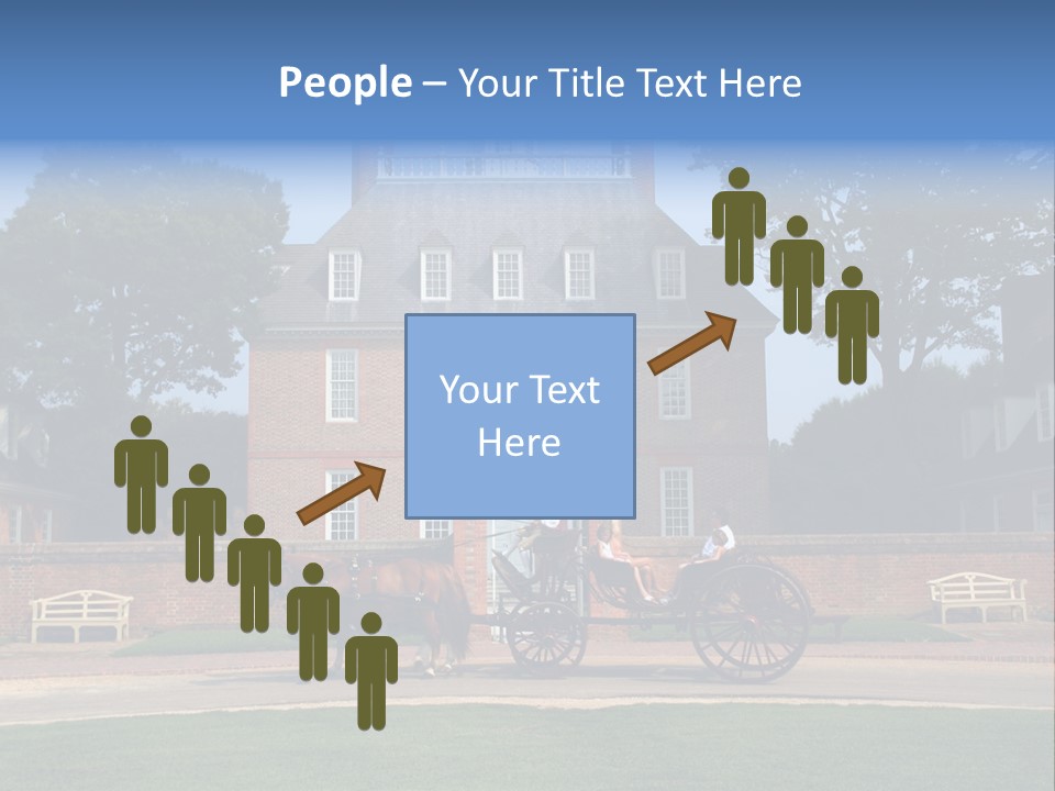 Colonial Virginia Mansion PowerPoint Template