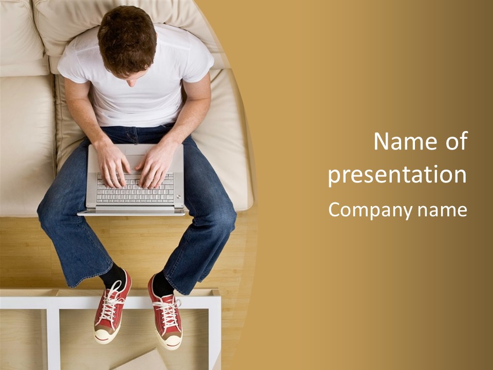 Computer Length Domestic PowerPoint Template