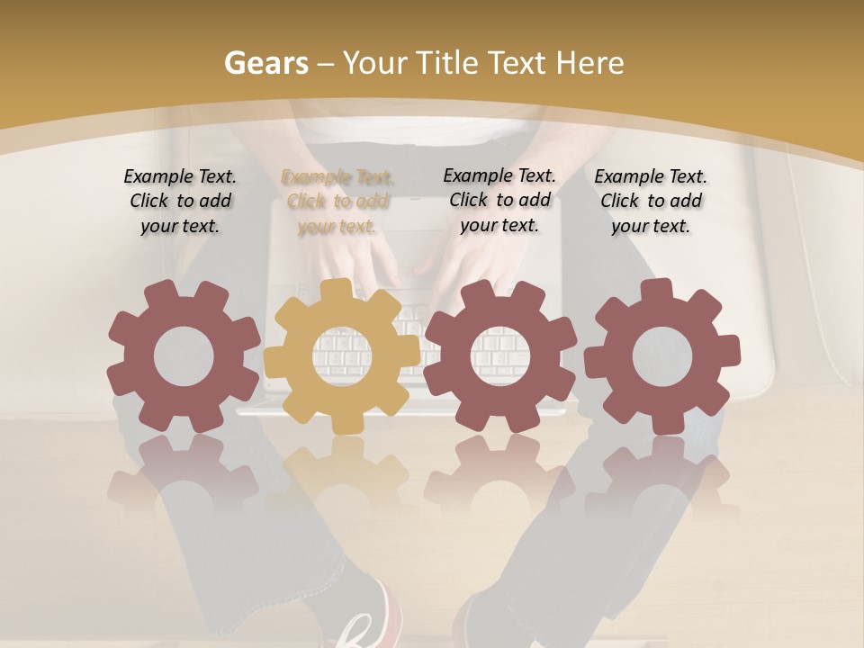 Computer Length Domestic PowerPoint Template
