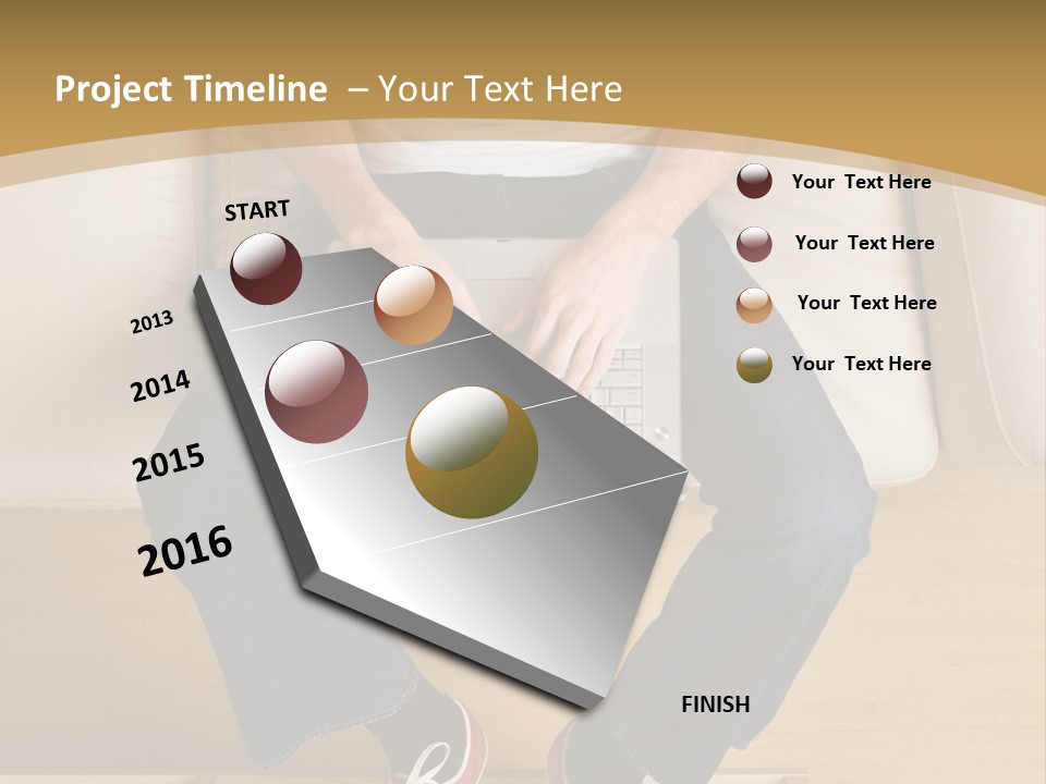 Computer Length Domestic PowerPoint Template