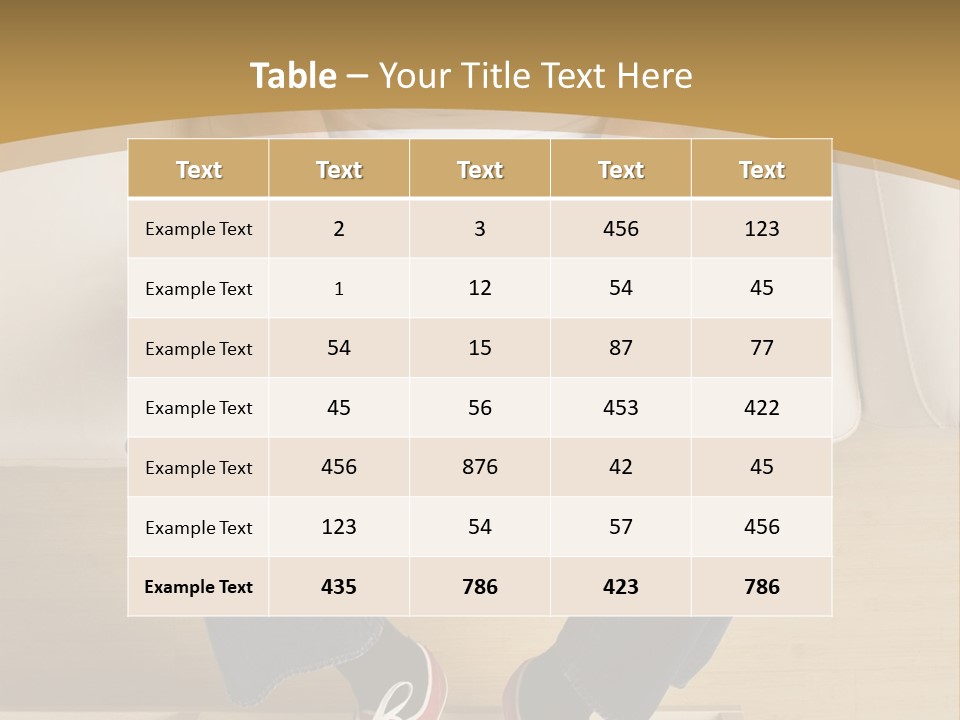 Computer Length Domestic PowerPoint Template