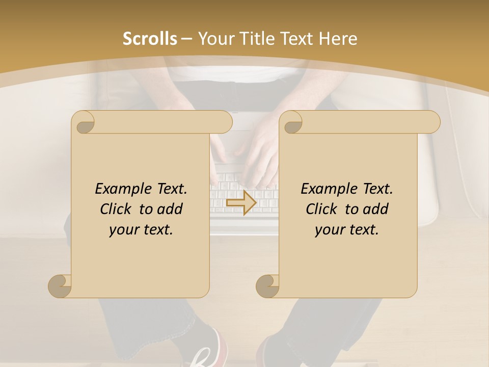 Computer Length Domestic PowerPoint Template
