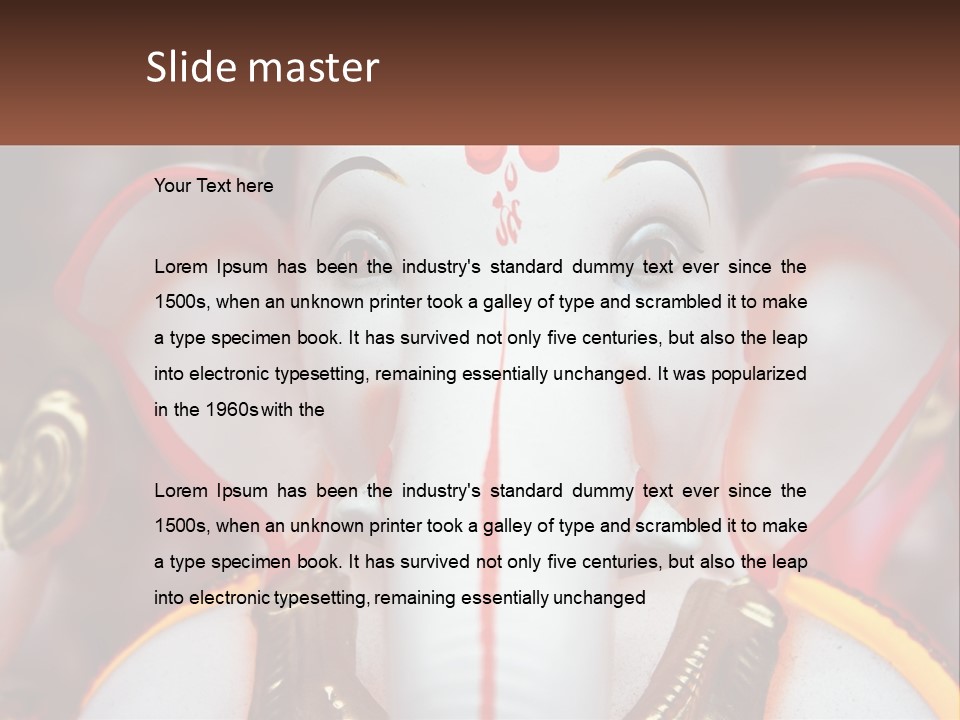 Mythology Design Faith PowerPoint Template