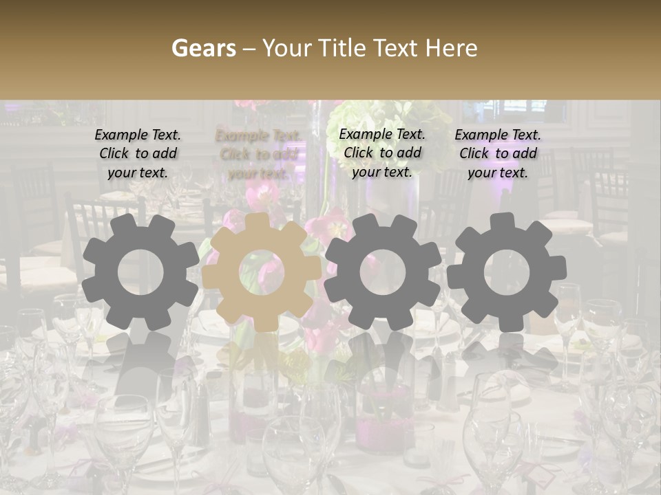 Cutlery Silver Elegant PowerPoint Template