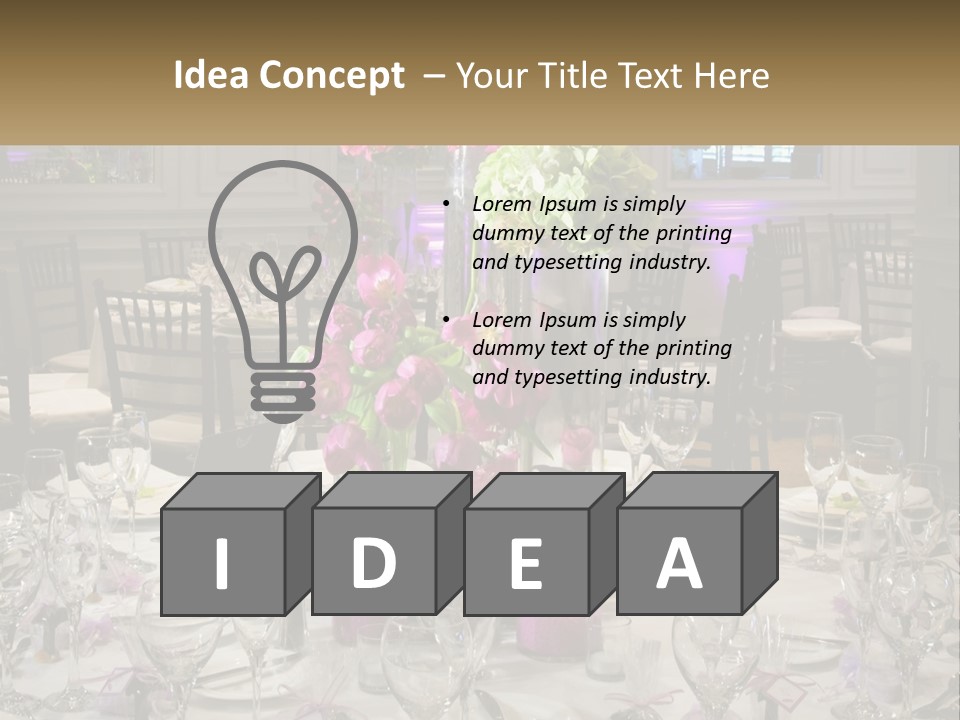 Cutlery Silver Elegant PowerPoint Template