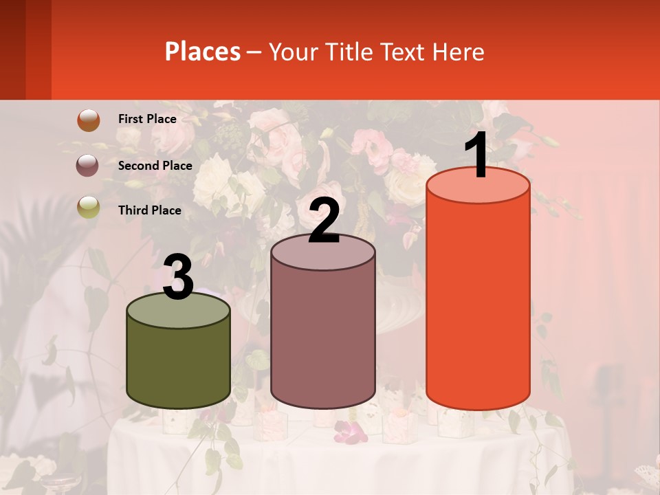 Cocktail Cloth Red PowerPoint Template