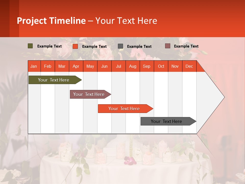 Cocktail Cloth Red PowerPoint Template