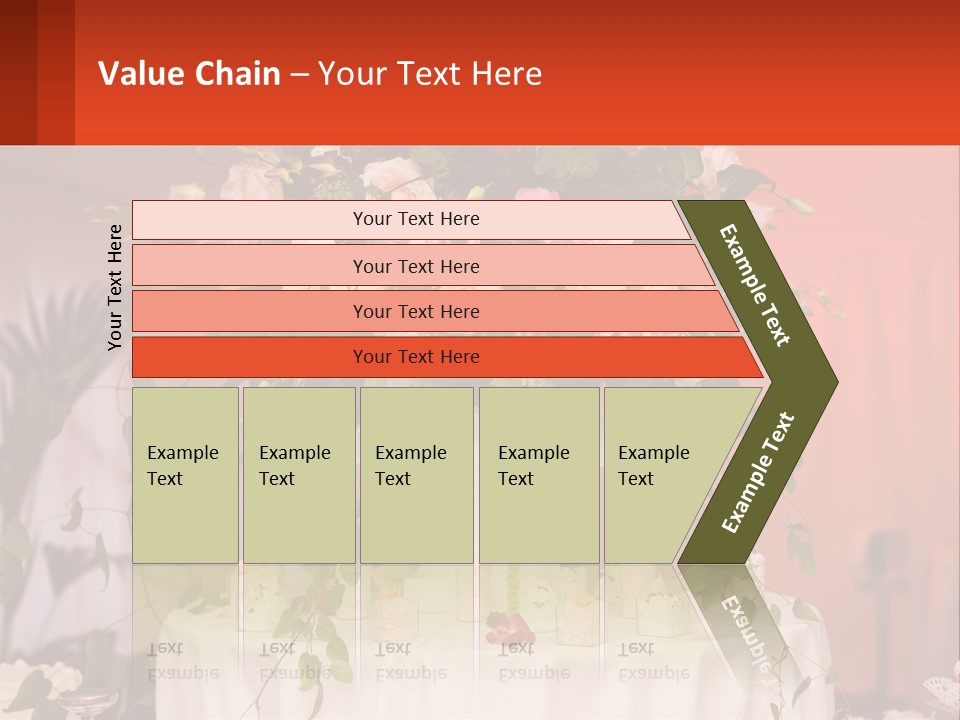 Cocktail Cloth Red PowerPoint Template