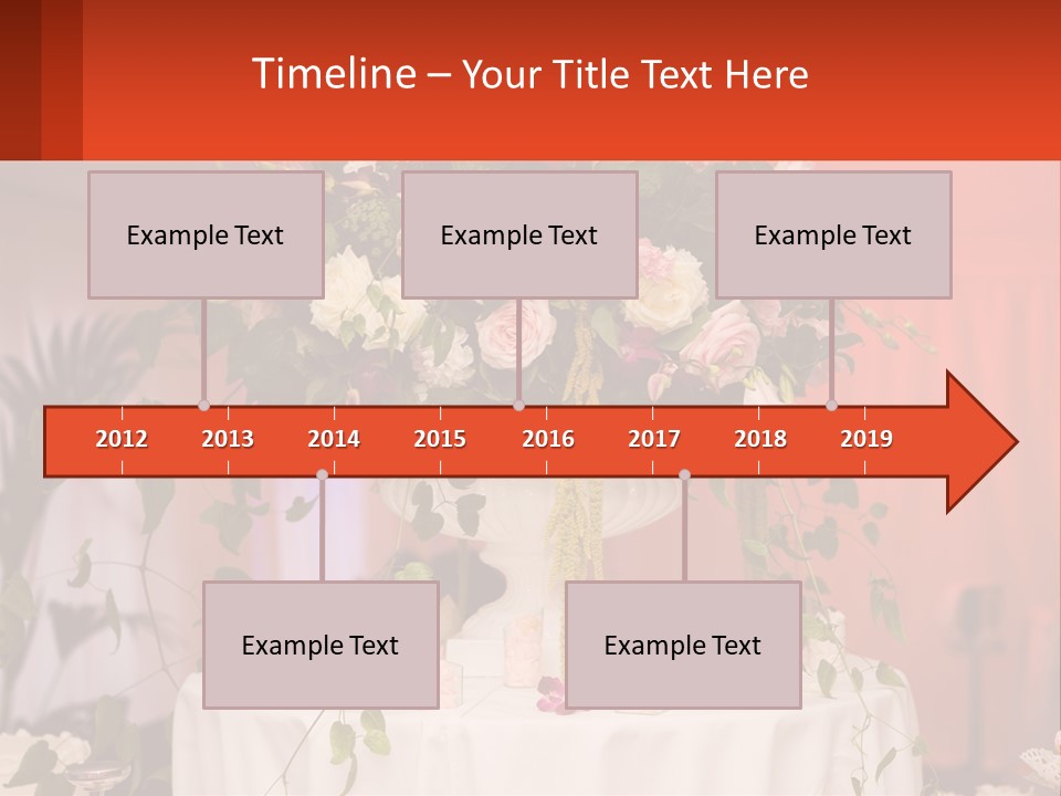 Cocktail Cloth Red PowerPoint Template
