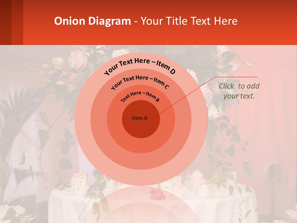 Cocktail Cloth Red PowerPoint Template