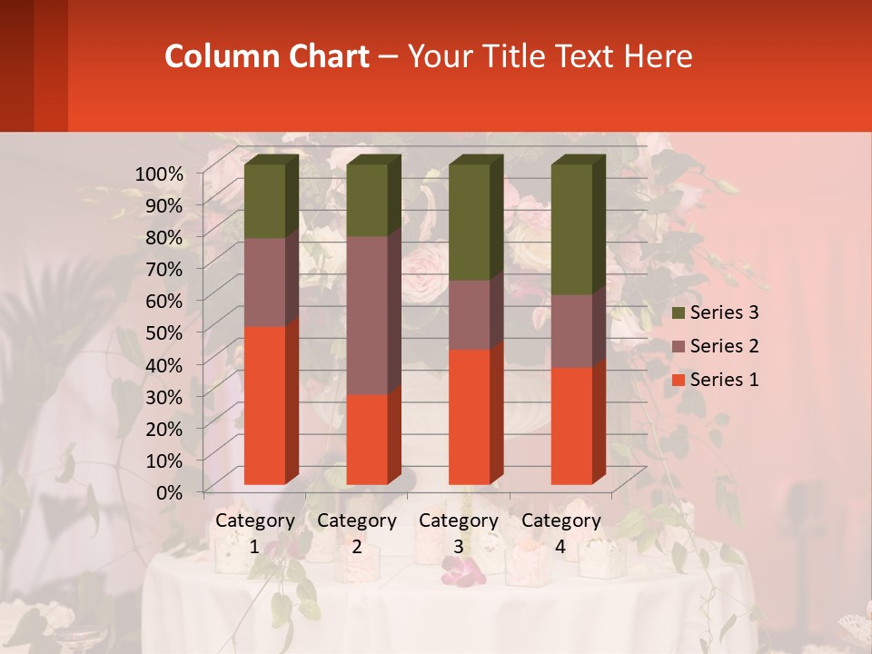 Cocktail Cloth Red PowerPoint Template