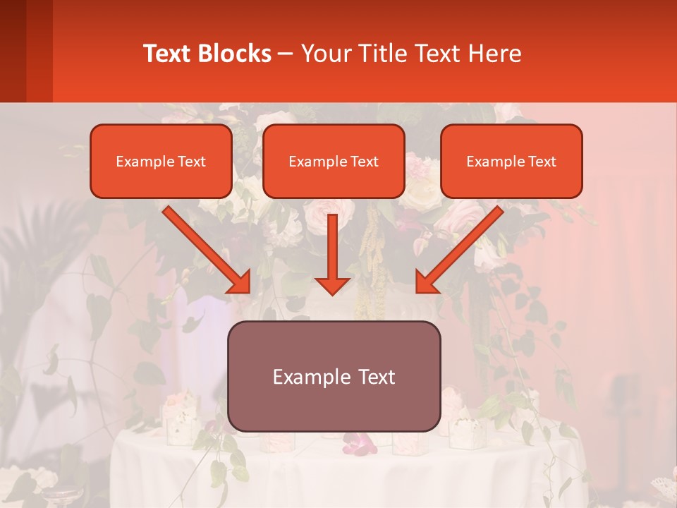 Cocktail Cloth Red PowerPoint Template