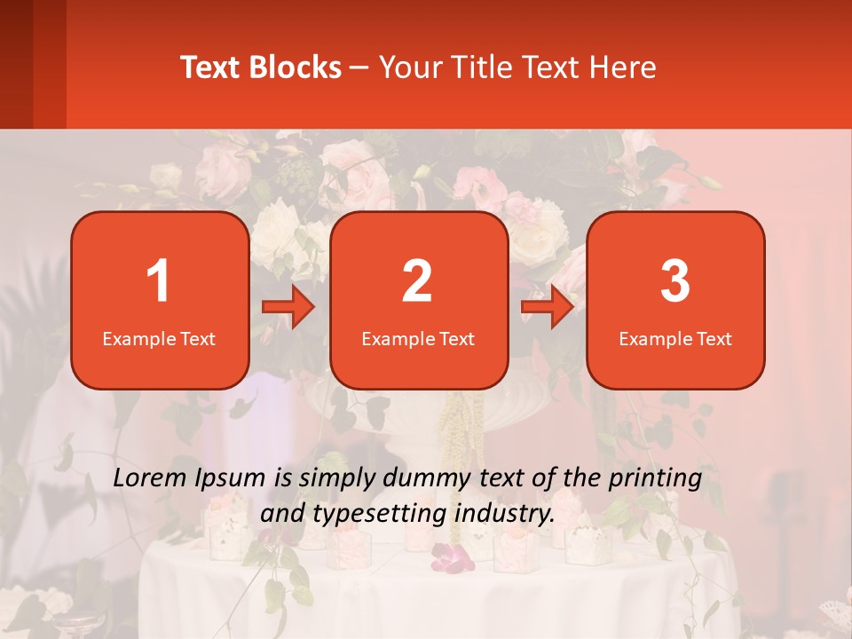 Cocktail Cloth Red PowerPoint Template