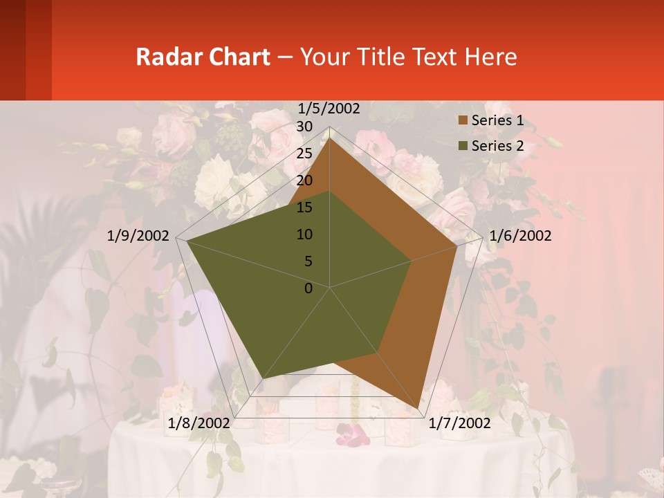 Cocktail Cloth Red PowerPoint Template