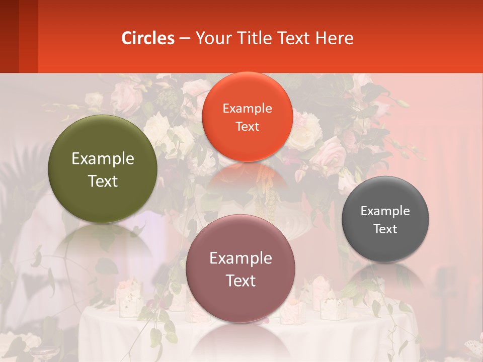 Cocktail Cloth Red PowerPoint Template