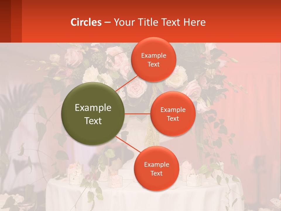 Cocktail Cloth Red PowerPoint Template