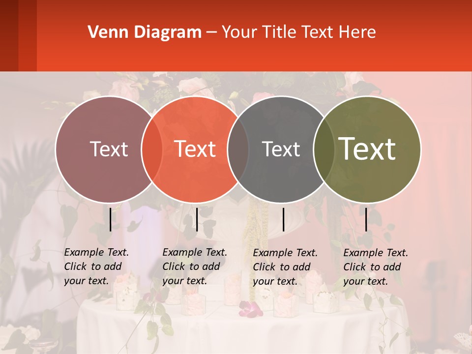 Cocktail Cloth Red PowerPoint Template